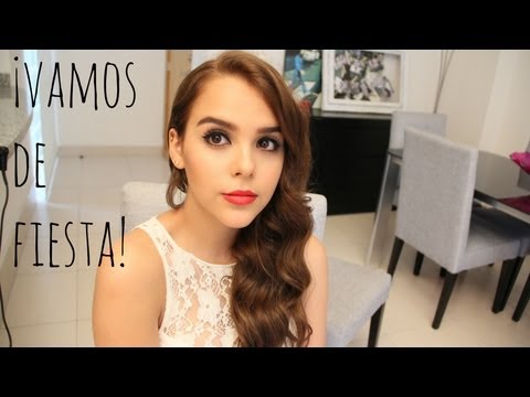 ¡SE LA MÁS LINDA DE LA FIESTA! ♥(Maquillaje, peinado, uñas)  -Yuya