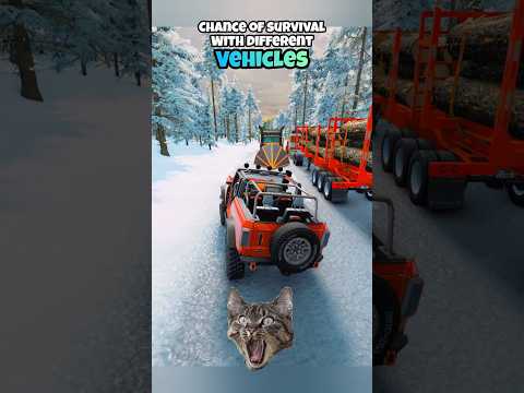 Chance of survival with different vehicles #beamng #beamngdrive #game #gameplay #gaming