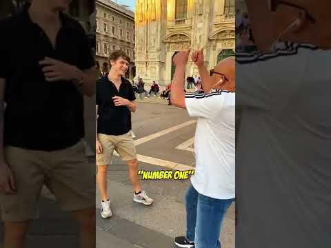 Il tipo strano in Duomo 😂 Pt.2  #shorts #parkour