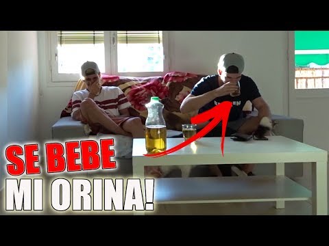 BROMA A MI AMIGO QUE SE BEBE MI ORINA! (SE VUELVE LOCO)
