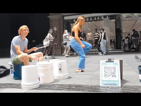 She just had to bust a move!