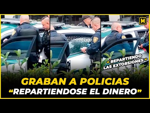 Repartiendo la “TANDA” entre Policías (Las Mordidas)