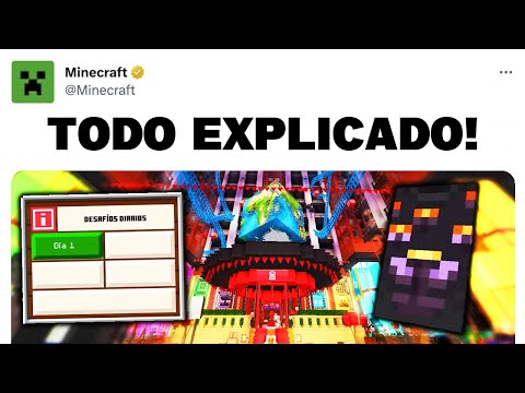 GUÍA TODOS los DESAFÍOS DIARIOS de la CAPA EYEBLOSSOM de MINECRAFT (JAVA y BEDROCK)