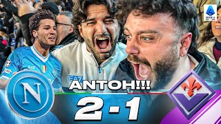 ⭐️ ANTOH!!! NAPOLI 2-1 FIORENTINA | LIVE REACTION NAPOLETANI AL MARADONA HD
