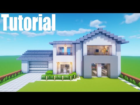 Minecraft Tutorial: How To Make A Modern Suburban House "2020 Tutorial"