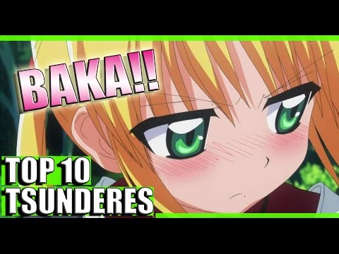 Las 10 Tsunderes mas TSUNDERES del Anime