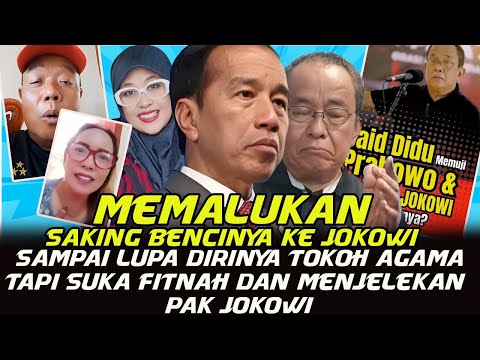 Memalukan ! Begitu Bencinya kepada Jokowi . Tidak Sadar Dirinya Tokoh. Begini Respon Netizen ..