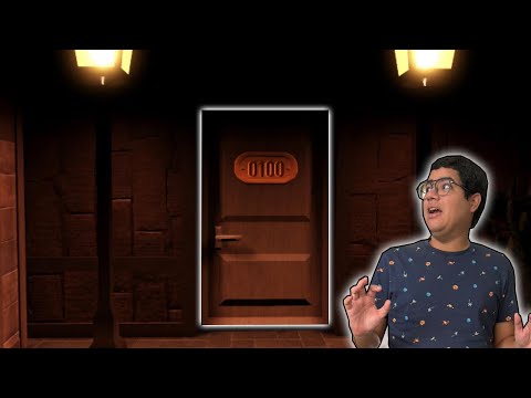 CHEGUEI NA PORTA 100? AGORA POSSO IR NO THE MINES? (ROBLOX - DOORS)