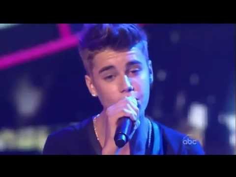 Justin Bieber - Boyfriend (Acoustic) On NYRE 2013