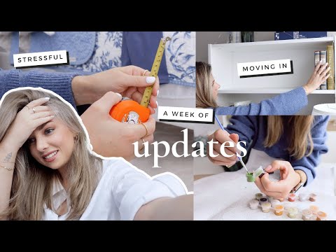 A Week Of Updates! Moving In, unpacking, things not going to plan, health issues