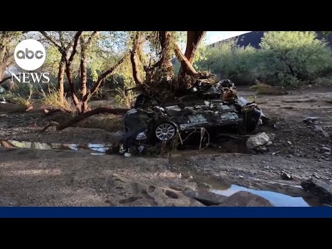 YouTube video thumbnail: Fatal Flooding Strikes Arizona as Southeast Prepares for Imelda