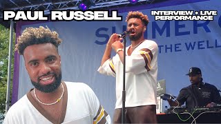 Paul Russell Talks Crushing on JoJo, "Carat Cake," & Performs Live at Hudson Yards!