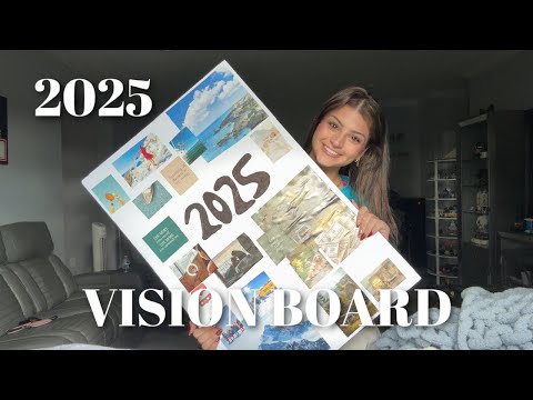 Making My 2025 Vision Board!(& how I make my dreams come true )