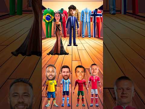 ¿Qué traje debo comprarle a mi marido? Messi vs Ronaldo vs Neymar vs Haaland 🤵🏻‍♂️📦🤔🤩😍