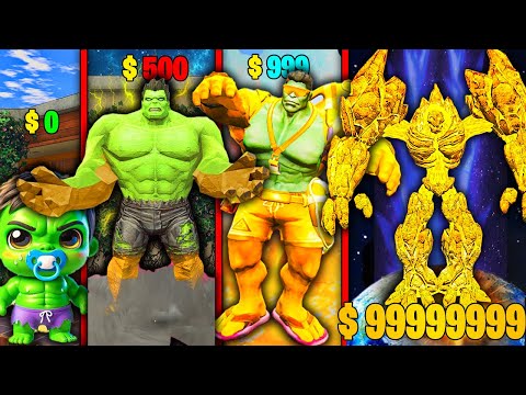 Upgrading Hulk To GOD GOLD HULK In GTA 5!