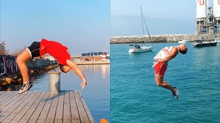Kirya Kolesnikov Epic Parkour || Public Reactions