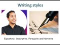 Understanding Writing Styles and Purposes