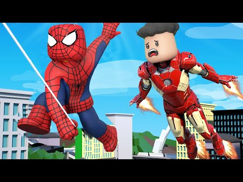 ROBLOX Brookhaven 🏡RP - FUNNY MOMENTS: SPIDER-MAN Jailbreak Full Episodes | Roblox Matrix