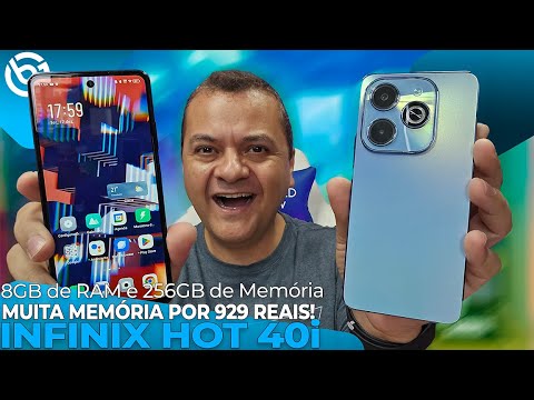 Infinix Hot 40i | 8GB de RAM e 256GB de Memória Por 929 Reais! Análise / Review