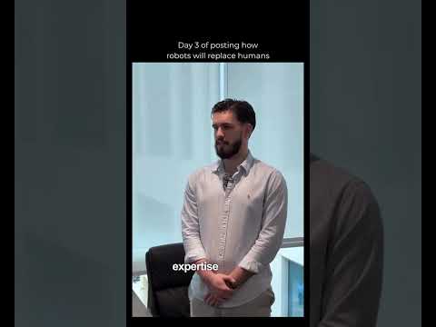 ? This #robot showed up to the office calmly explaining how he could do it all a little better.