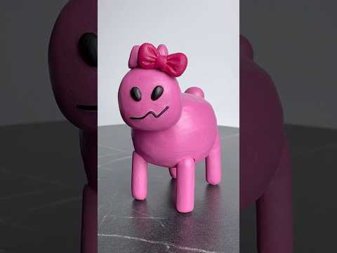 woow I made Pr3ttyPr1ncess + Gubby from Roblox Forsaken#forsaken #roblox #plasticinerelax #clay