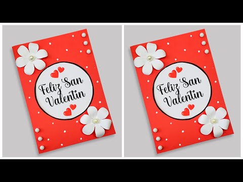 🌸 Hermosa tarjeta de San Valentín 💕 DIY Valentine's card 💝🌟