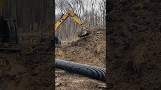 the beginnings of a pond!