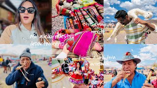 ¡Así quedó nuestro Airbnb en Cusco con todo lo que compramos en la feria de artesanos! 🏠✨