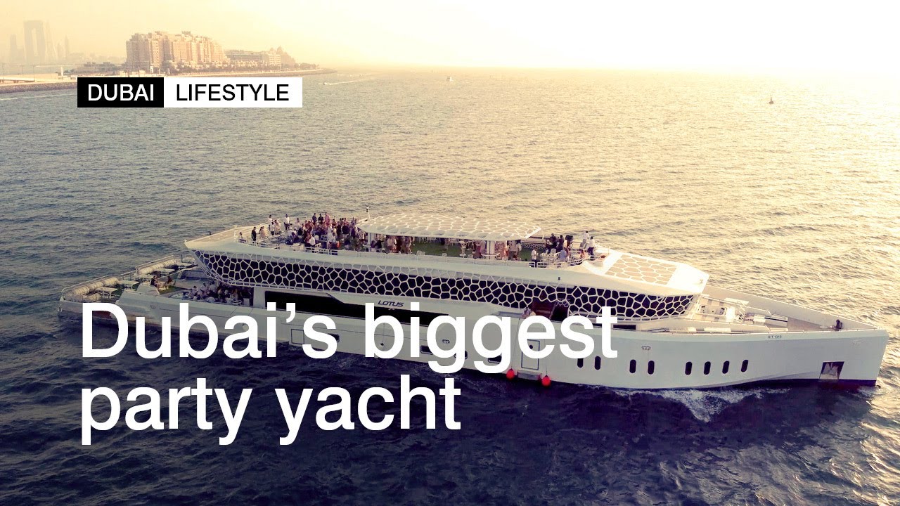 Dubai’s biggest Party Yacht ﻿| Lotus Boat ﻿| Dubai Marina ﻿| haus & haus