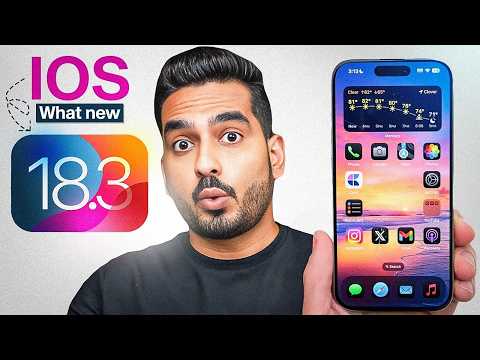 IOS 18.3 IS OUT! What's New? Features of IOS 18.3