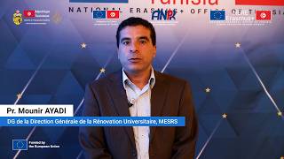 Pr. Mounir AYADI | TAM – La 3ème mission de l’université | Erasmus+ Tunisie 🇹🇳🇪🇺