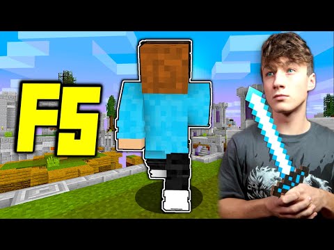 SKY WARS, ale GRAM TYLKO na F5 CHALLENGE w Minecraft!