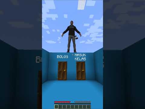 Minecraft, tapi aku bolos sekolah #shorts