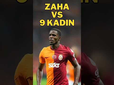 Zaha vs kadın futbol takımı. #wilfriedzaha #galatasaray #crystalpalace #yannickbolasie