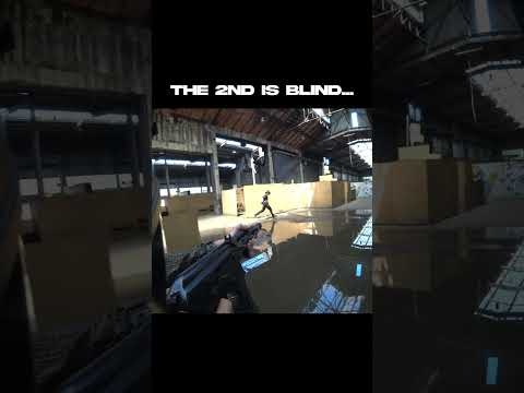 a blind player in airsoft #airsoft #airsoftcqb #warzone #fakegun #usmilitarycombat #milsim #combat