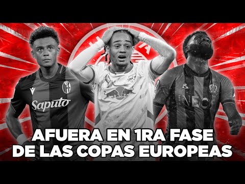 EQUIPOS de LIGAS TOP YA ELIMINADOS de COPAS EUROPEAS (2025)