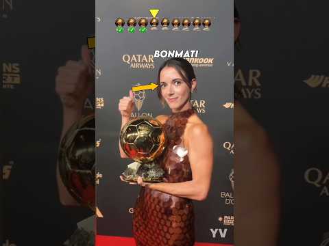 Aitana Bonmatí winning the 2025 Ballon d’Or 🏆😍
