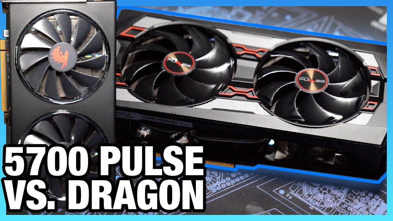 Sapphire Pulse vs. Red Dragon RX 5700 Review: Non-XT Thermals & Noise