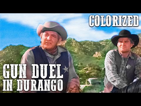 Gun Duel in Durango | COLORIZED | George Montgomery | Western Movie