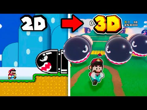 Recriaram MARIO WORLD em 3D e ficou PERFEITO!