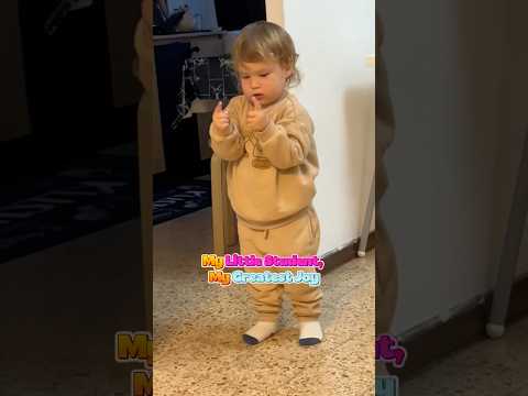 My little student, my greatest joy🥰#funny #baby #kids #family #toddlers #education #teaching #mom