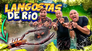 COMIDA EXÓTICA | EN BUSCA DE LANGOSTINES GIGANTES CON EL CREW | como saben?