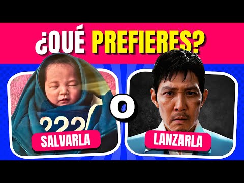 RETO: JUEGO DEL CALAMAR 3 🦑🔥 Decisiones EXTREMAS ¿Qué prefieres? 😱