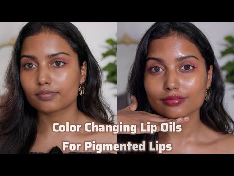 pH Lip Oils / Color Changing Lip Oils / Lip Stain for Pigmented Lips In India | Brown Skin Friendly