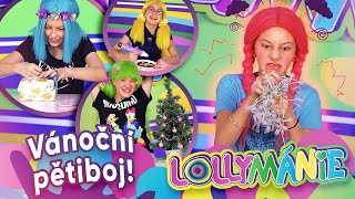 Největší hardcore Vánoc - světýlka?😫 Vánoční Pětiboj!🎄│ LOLLYMÁNIE