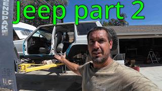 New jeep (part 2) Rock sliders and audio
