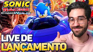 Jogando o NOVO SONIC Racing CrossWorlds AO VIVO!!