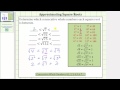 Understanding Square Roots and Consecutive Whole Numbers