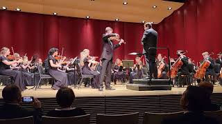 CSYSA Spring Concert - Mendelssohn   Concerto Op. 64 in E minor feat. Teancum Kuzmich as soloist
