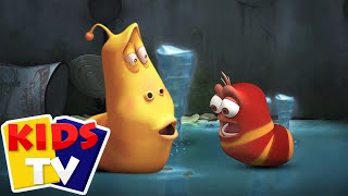 Jalan Ais Licin Keseronokan! 🐛❄️ | Video Lucu Larva untuk Kanak-kanak